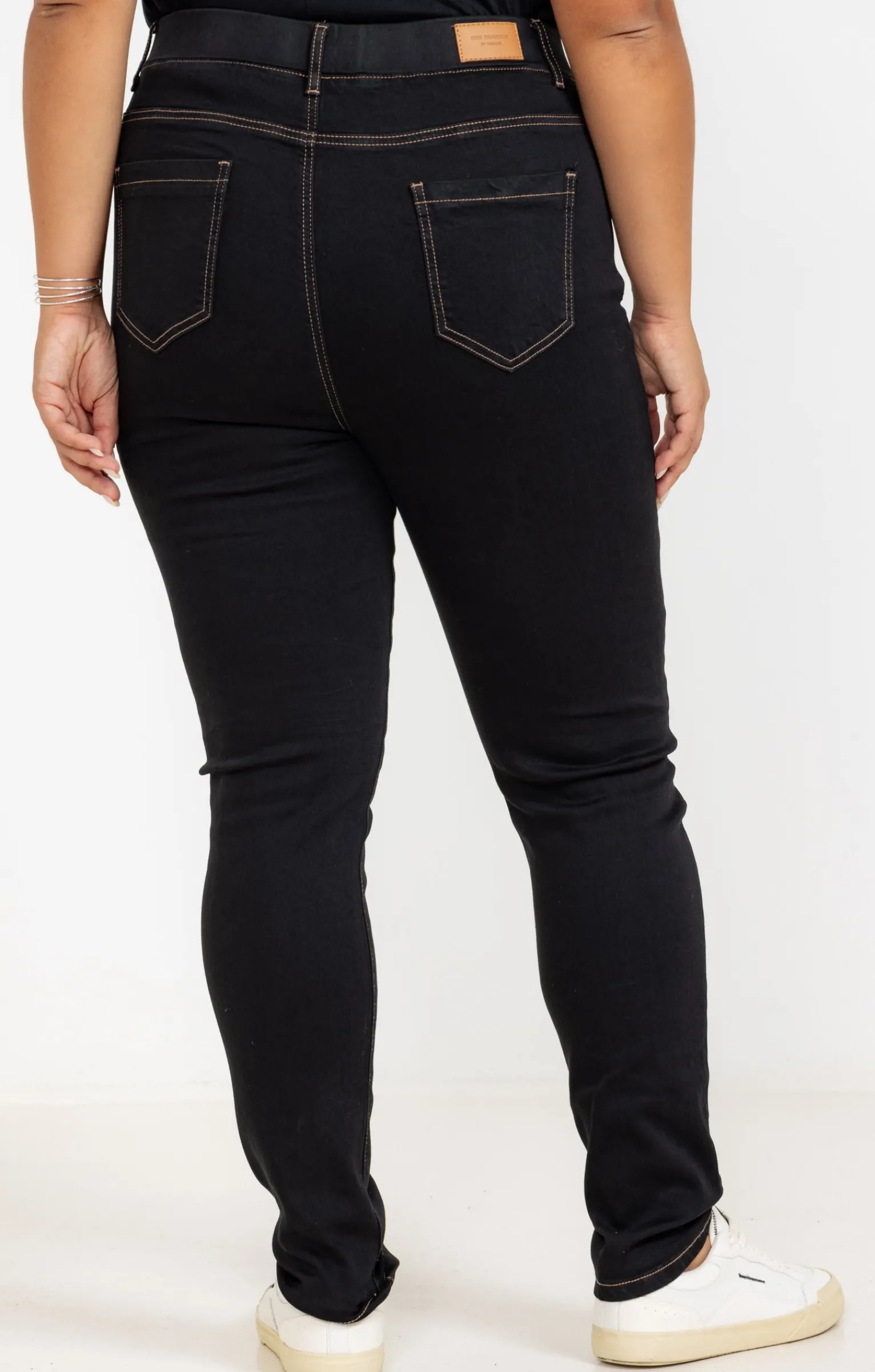 Toscane Boutique Pantalons|Tregging denim NOIR