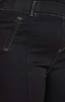 Toscane Boutique Pantalons|Tregging denim NOIR