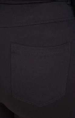 Toscane Boutique Pantalons|Tregging en maille poche décorée NOIR