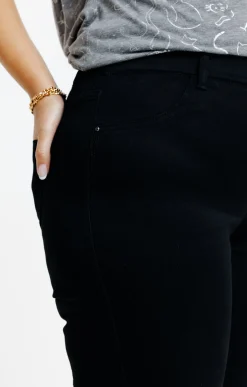 Toscane Boutique Pantalons|Tregging matière superstretch NOIR