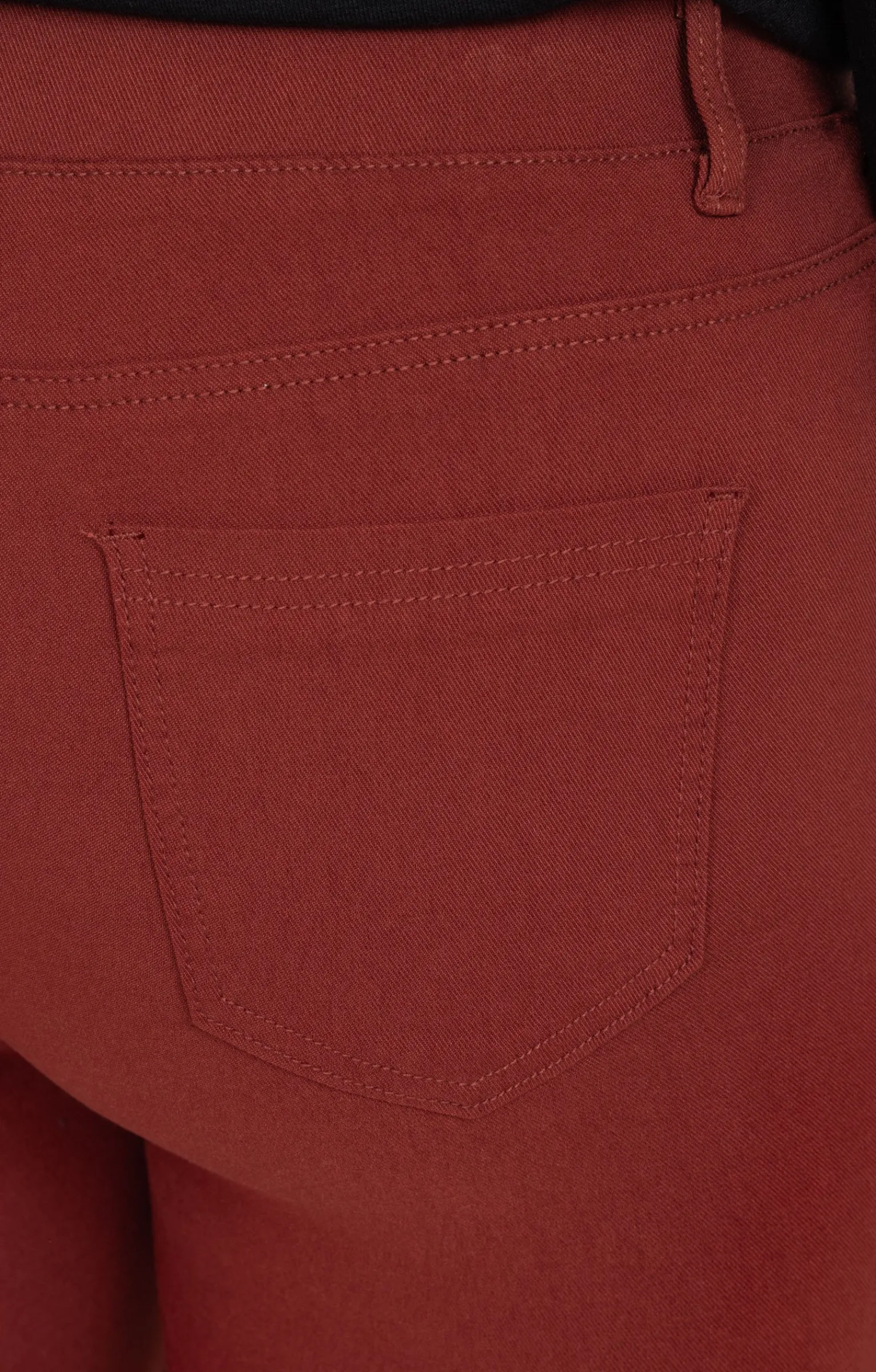 Toscane Boutique Pantalons|Tregging uni stretch BRIQUE