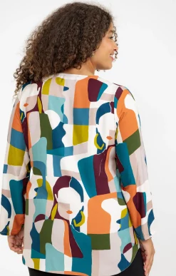 Toscane Boutique Chemisiers & Tuniques|Tunique imprimée MULTICOLORE