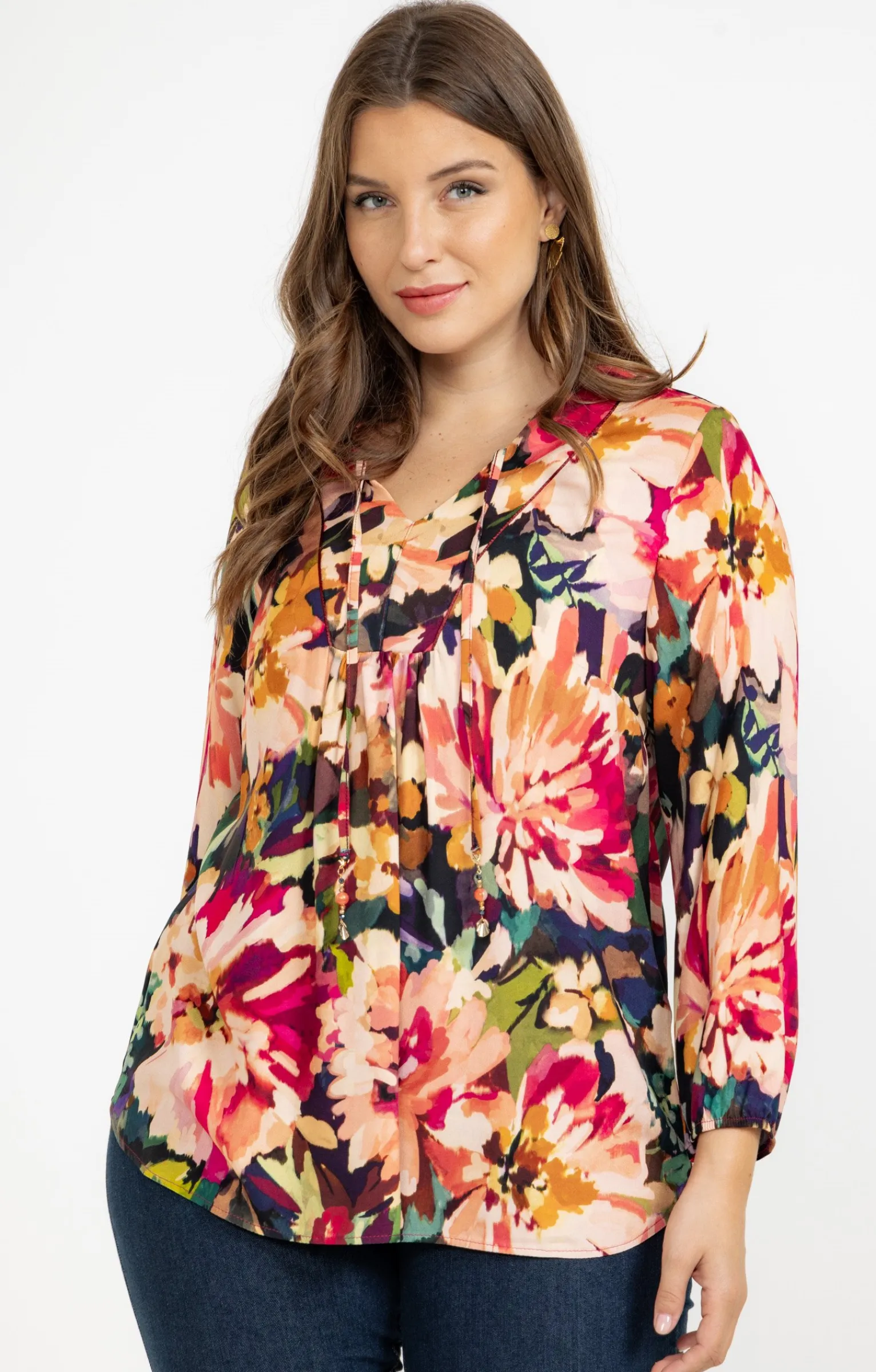 Toscane Boutique Chemisiers & Tuniques|Tunique imprimée MULTICOLORE