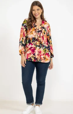 Toscane Boutique Chemisiers & Tuniques|Tunique imprimée MULTICOLORE
