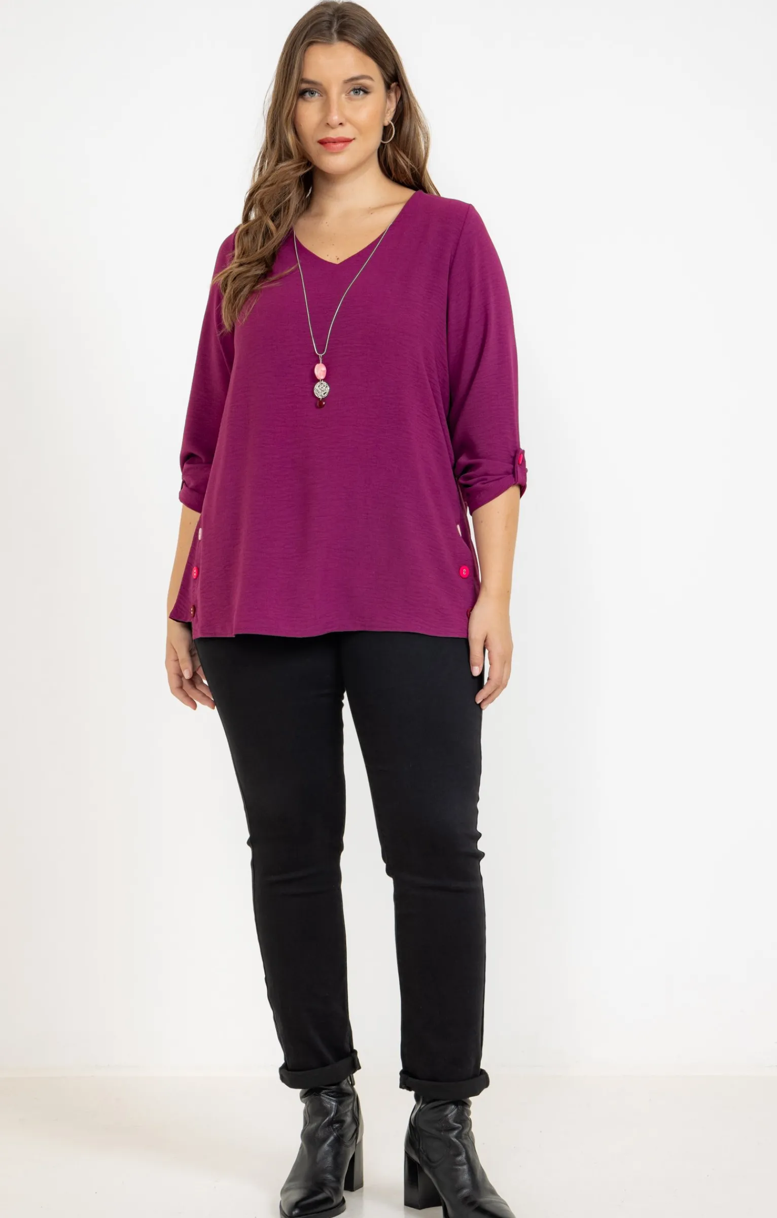 Toscane Boutique Chemisiers & Tuniques|Tunique manches 3/4 MEDOC