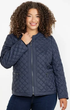 Toscane Boutique Parkas & Impers|Veste courte matelassée MARINE