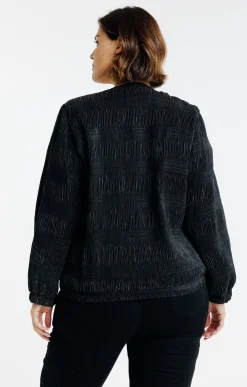 Toscane Boutique Vestes|Veste en matière fantaisie NOIR