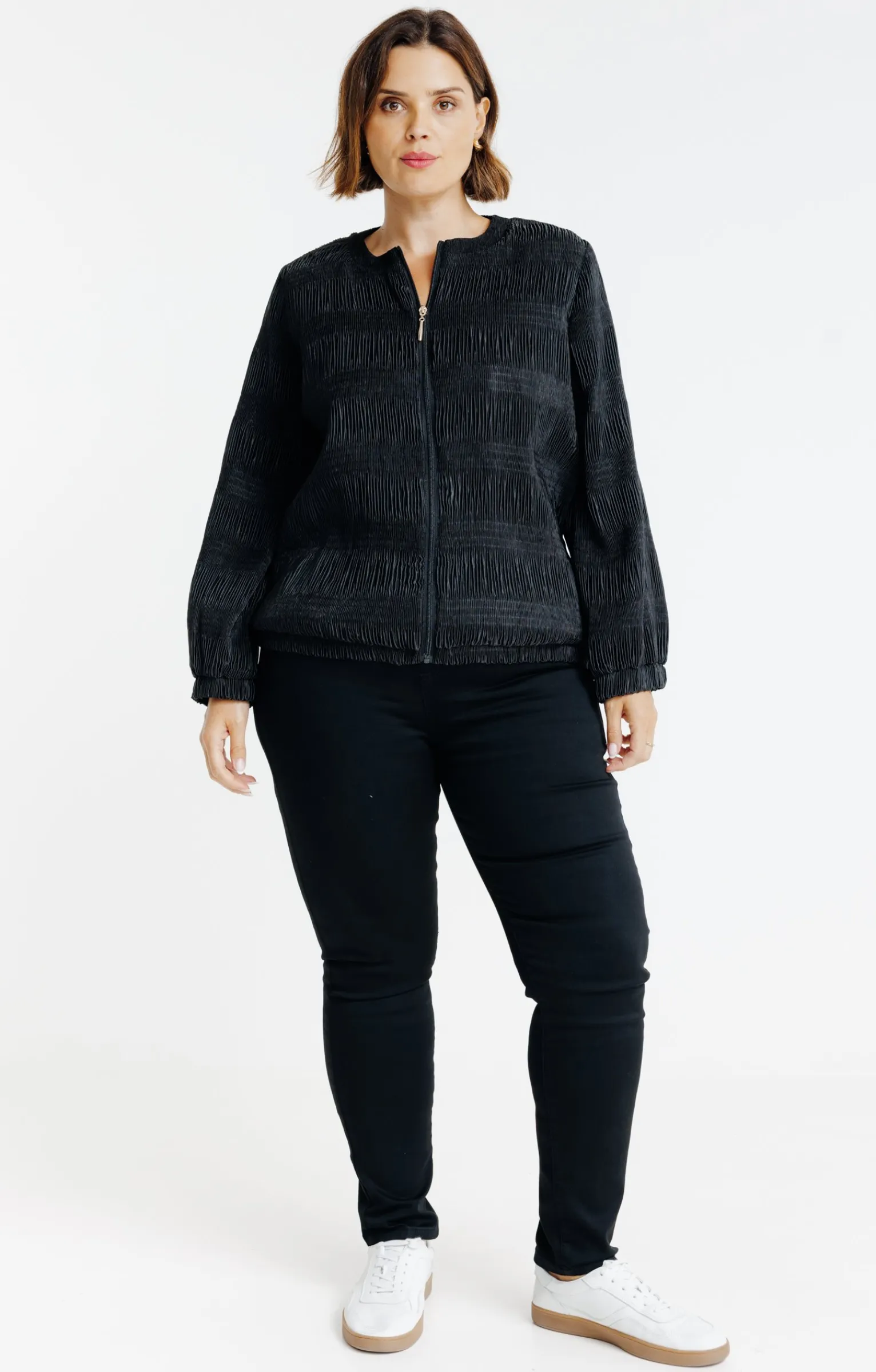 Toscane Boutique Vestes|Veste en matière fantaisie NOIR